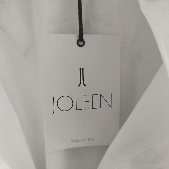 Joleen Dress M/L NWT White Long Sleeve - Picture 3 of 4